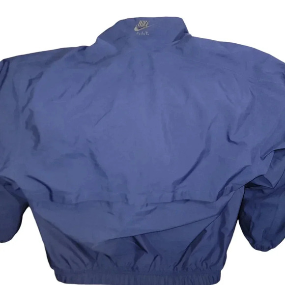 MEN S NIKE F.I.T. GOLF BLUE FULL ZIP WINDBREAKER LINED JACKET SIZE LARGE - Picture 3 of 6